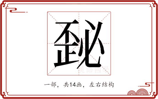 𰀜的部首