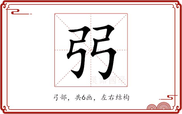 弜的部首